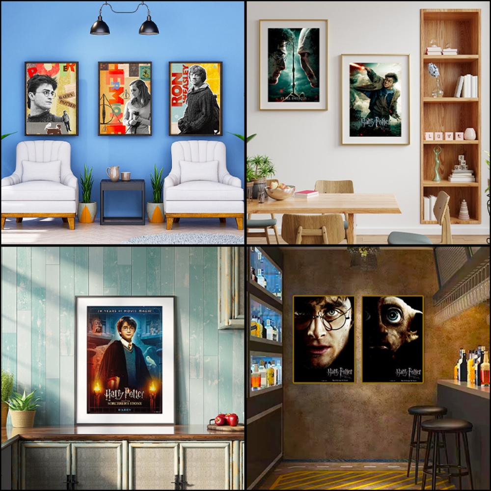 Poster Kertas Harry Potter Asl - Home Decor Scrap ulasan dan harga