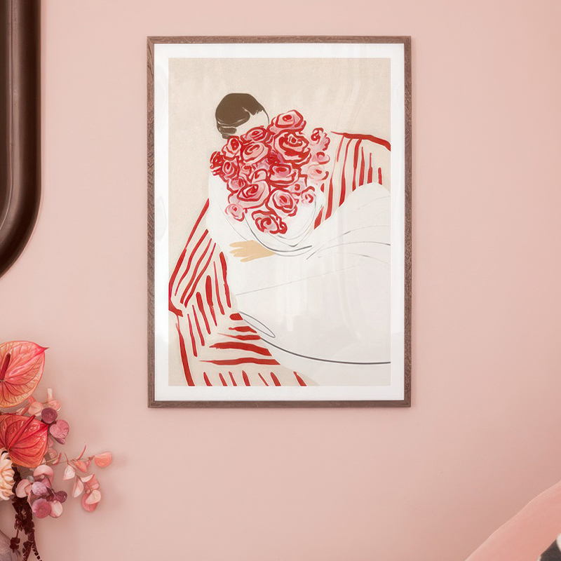 911 Lukisan Abstrak Garis Hija - Home Decor Aesthetic Pinterest ulasan dan harga