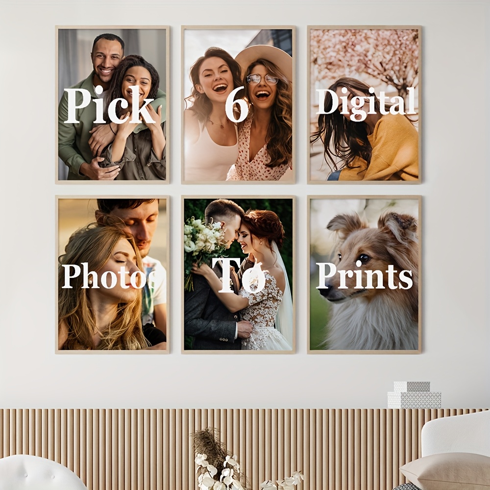 6pcs/set Cetakan Kanvas Kustom - Home Decor Aesthetic Pinterest ulasan dan harga