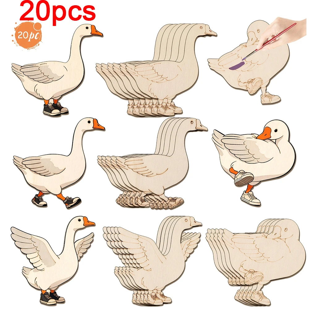 20 Buah Set Kerajinan Kayu Bel - Home Decor Painting ulasan dan harga