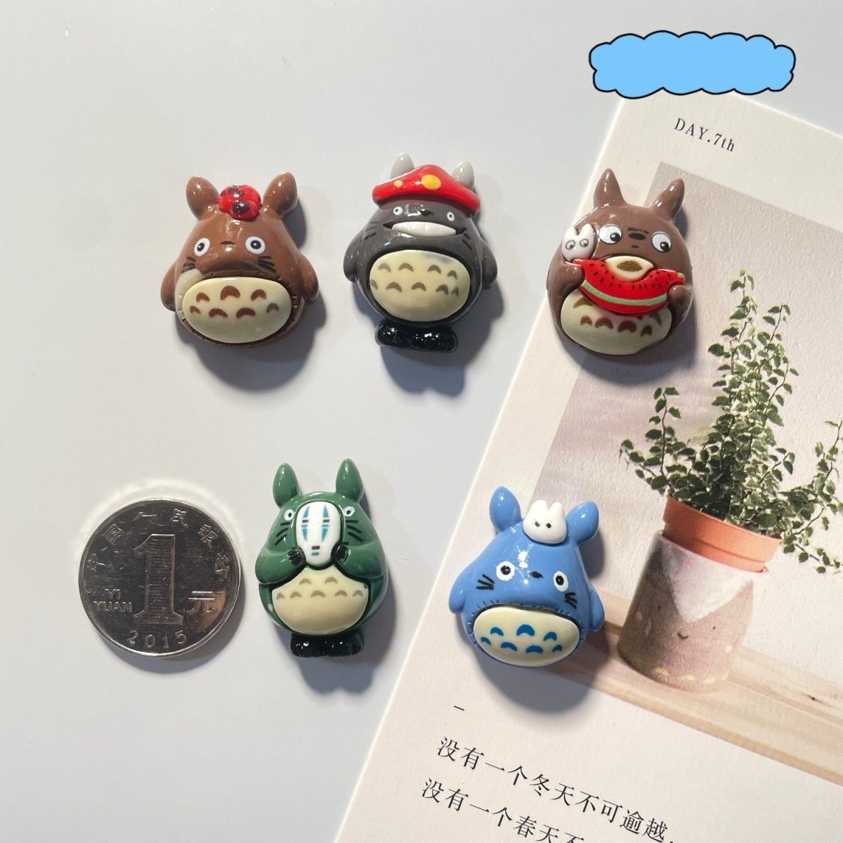 Magnet Kulkas Resin Anime Toto - Home Decor Kitchen ulasan dan harga