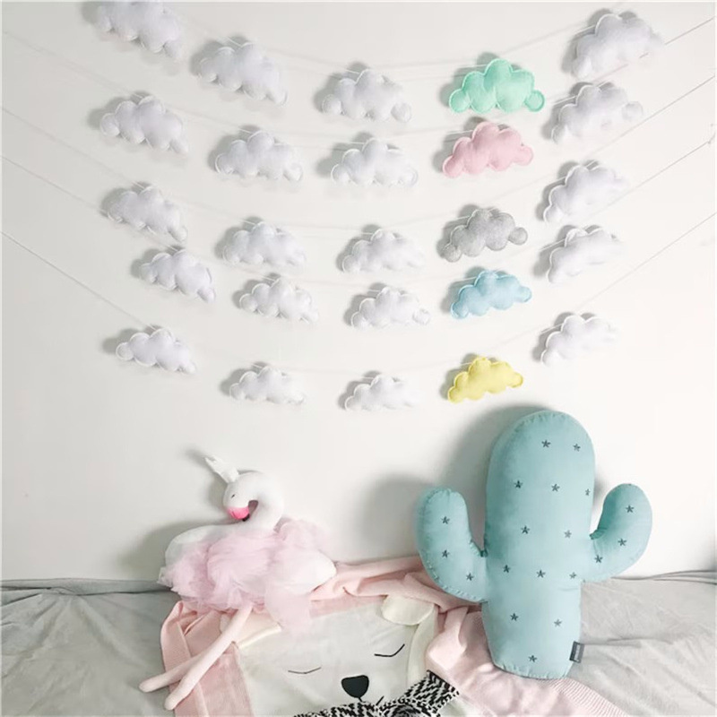 Nordic merasa awan karangan bu - Home Decor Garland ulasan dan harga