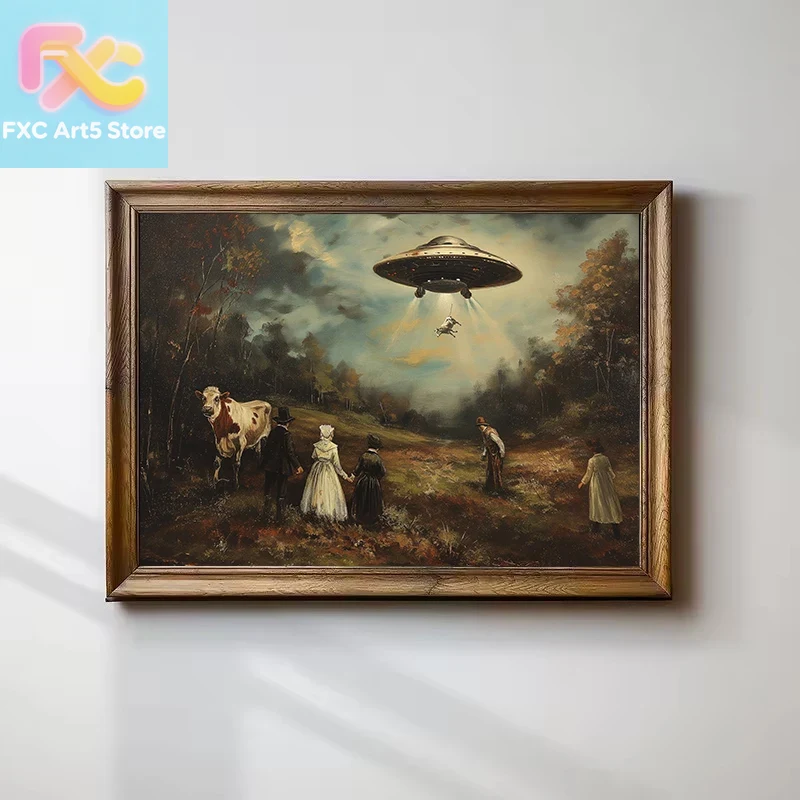 1 Buah Poster Alien Sapi Lansk - Home Decor Aesthetic Pinterest ulasan dan harga