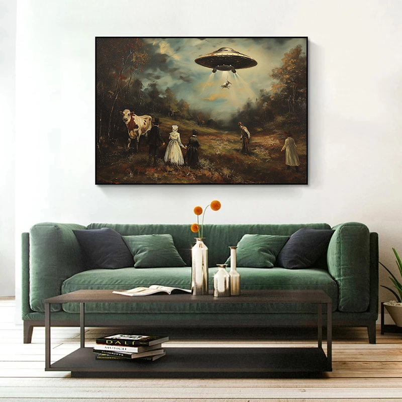 1 Buah Poster Alien Sapi Lansk - Home Decor Aesthetic Pinterest ulasan dan harga