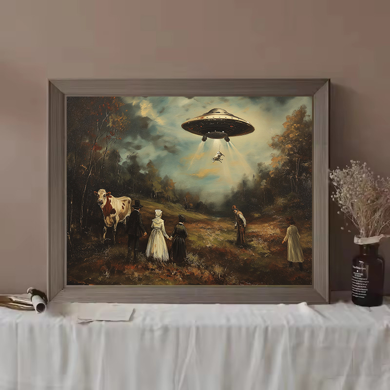 1 Buah Poster Alien Sapi Lansk - Home Decor Aesthetic Pinterest ulasan dan harga