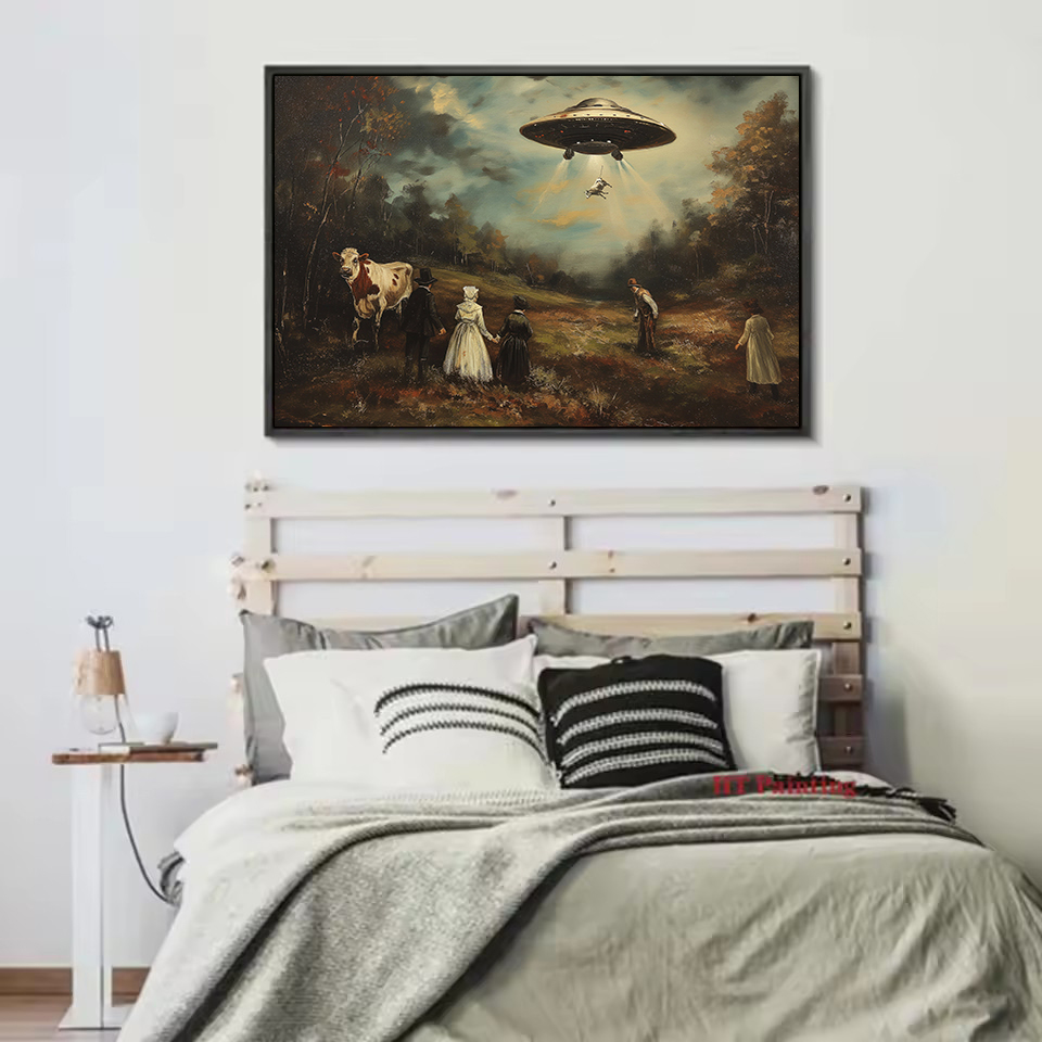1 Buah Poster Alien Sapi Lansk - Home Decor Aesthetic Pinterest ulasan dan harga